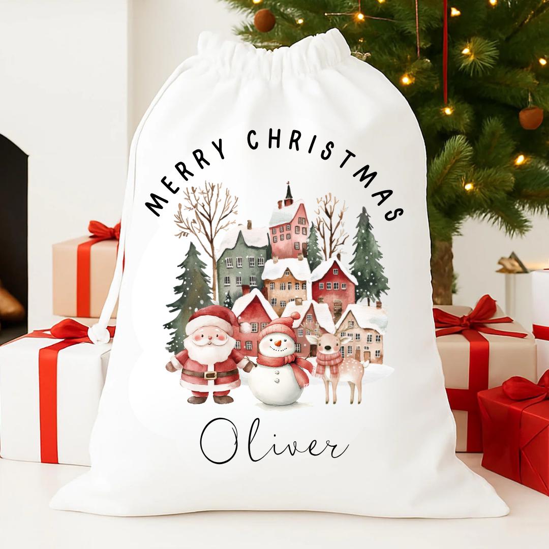 Personalised Santa Sack,My First Christmas, Present Sack, Christmas Sacks, Christmas Eve Box, First Christmas, Christmas Stocking