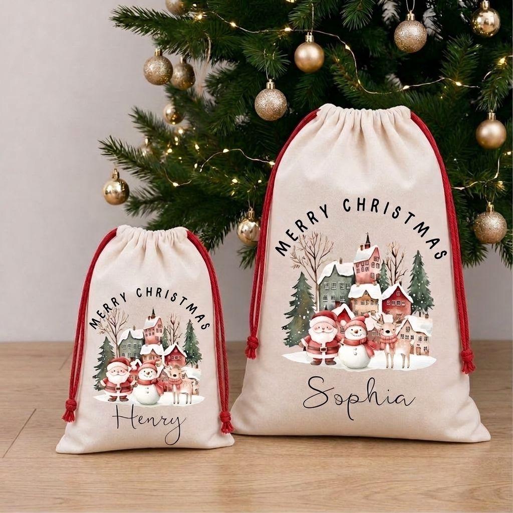 Personalised Santa Sack,My First Christmas, Present Sack, Christmas Sacks, Christmas Eve Box, First Christmas, Christmas Stocking