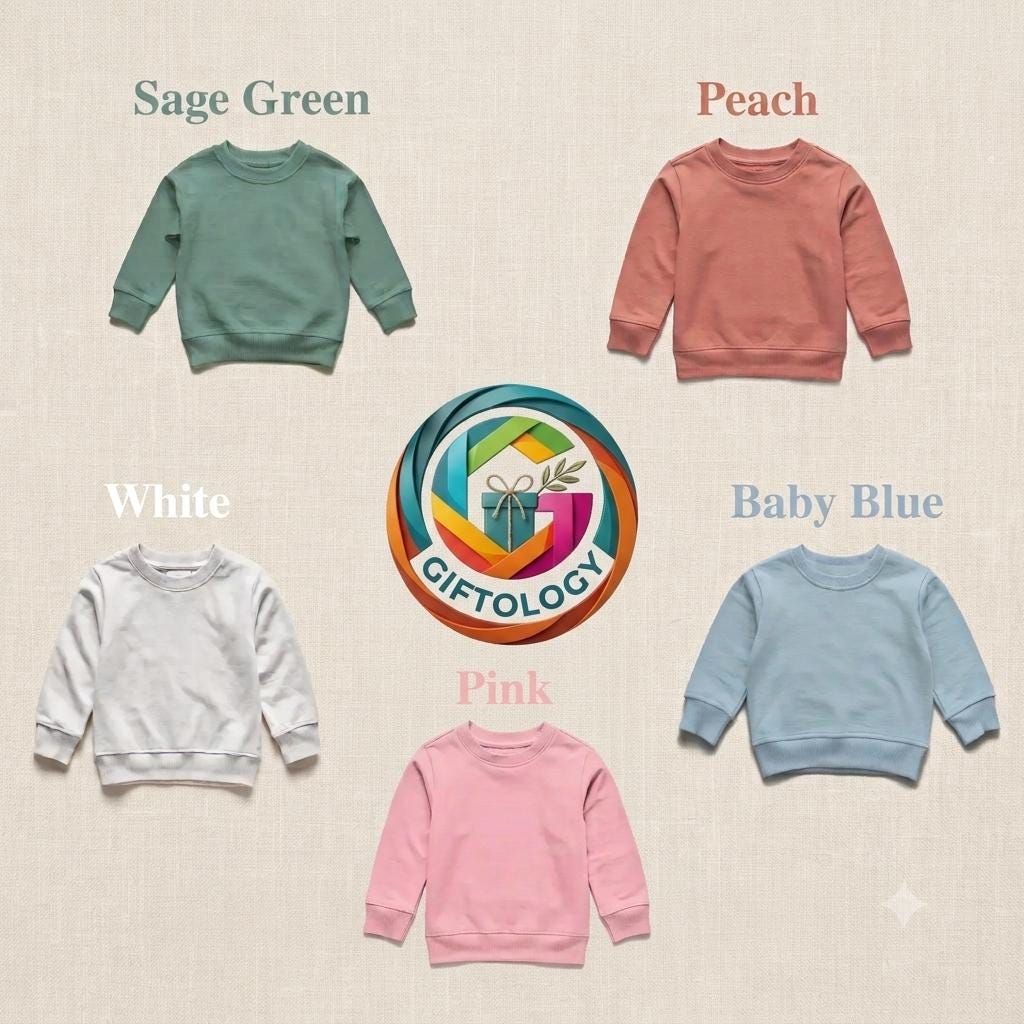 Embroidered Big Sister Sweatshirt: Baby Announcement Jumper