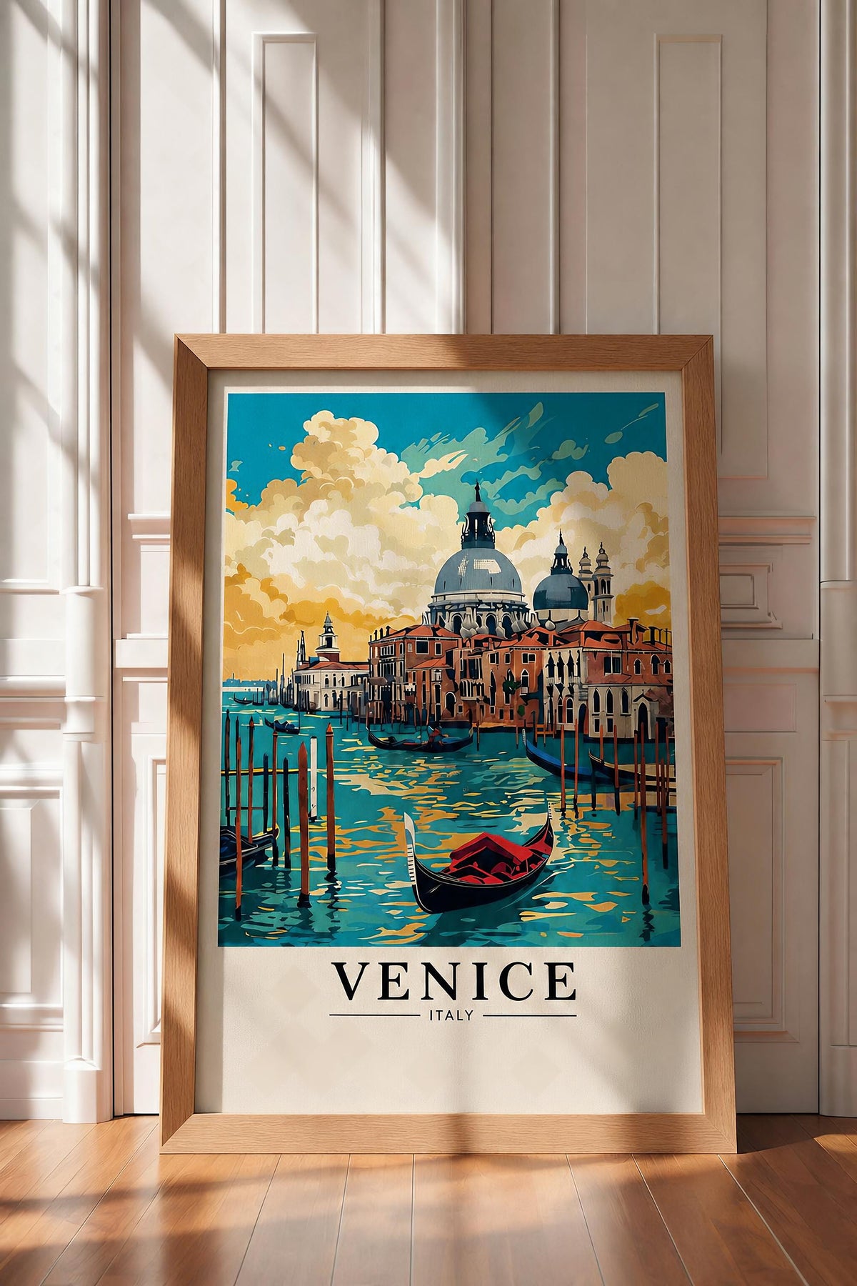 Venice Travel Print Wall Art Venice Italy Wall Hanging Home Decoration Venice Gift Art Lovers Wall Art Print Venice Italy St. Mark's Square