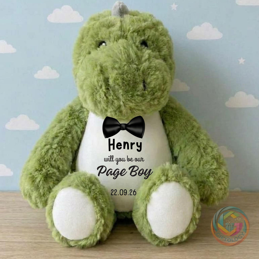 Page Boy Personalised Teddy Gift, Gifts for Page Boys, Page Boy Thank You Gift, Thank you for being our Page Boy, Page Boy Proposal Keepsake