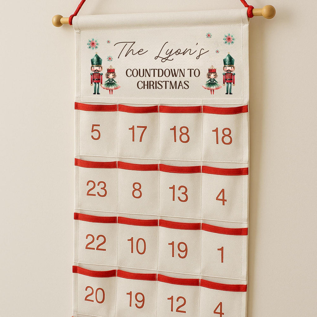 Personalised Christmas Advent Calendar - Christmas Countdown - Family Advent Calendar - Christmas Decor - Kids Advent Calendars - Xmas
