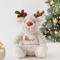Personalised Reindeer Teddy Bear, Baby’s First Christmas Gift, Christmas Soft Toy, New Baby Xmas Gift, Baby Boy Girl, Christmas Keepsake