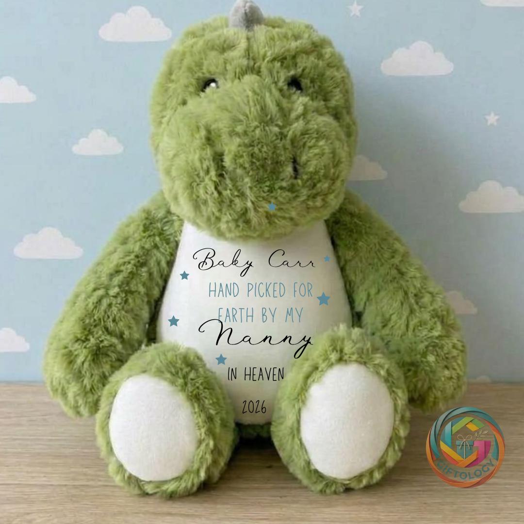 Personalised Memorial Bunny – Grandparent Remembrance Plush Toy - In Memory of Gifts - Baby Gift - Boy - Girl