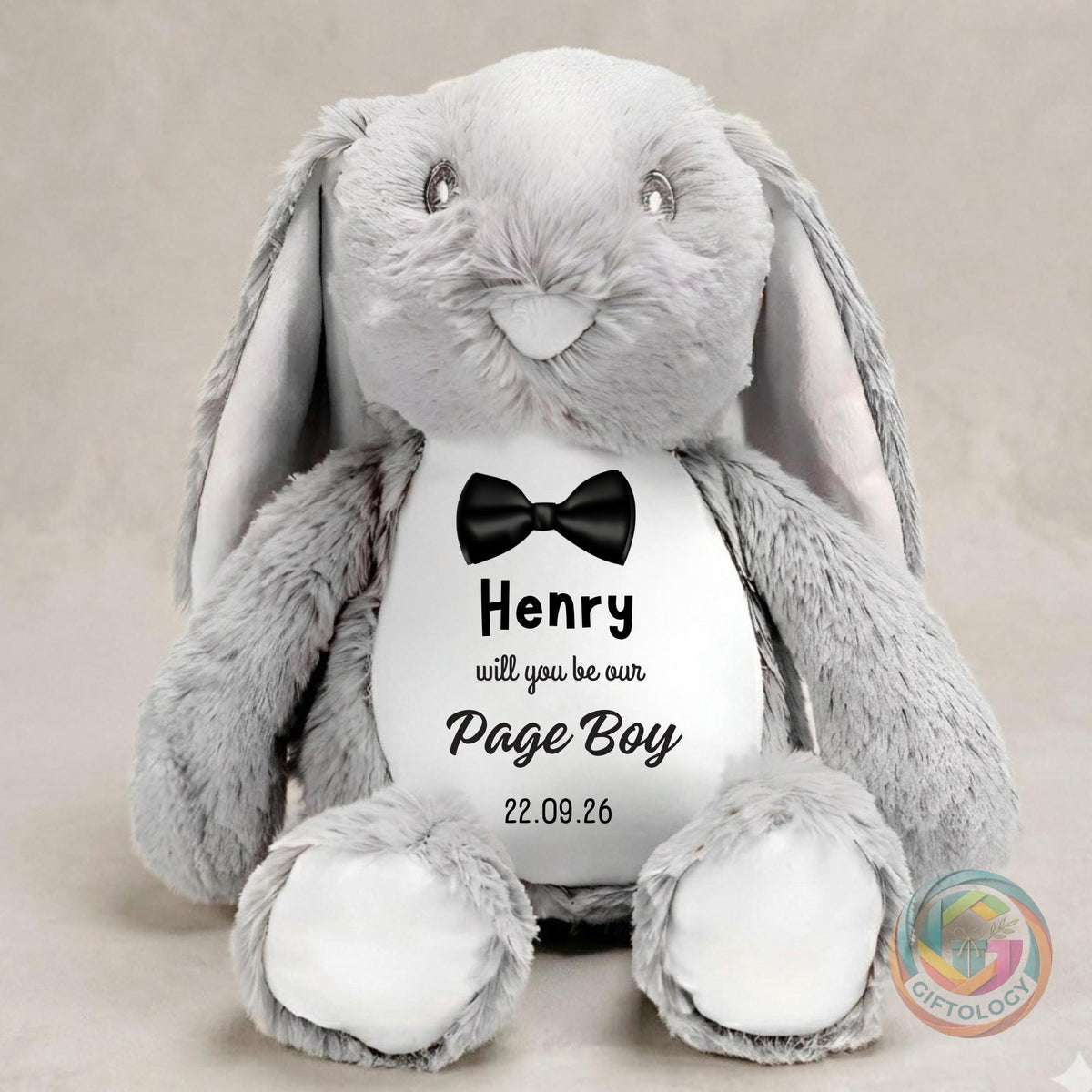 Page Boy Personalised Teddy Gift, Gifts for Page Boys, Page Boy Thank You Gift, Thank you for being our Page Boy, Page Boy Proposal Keepsake