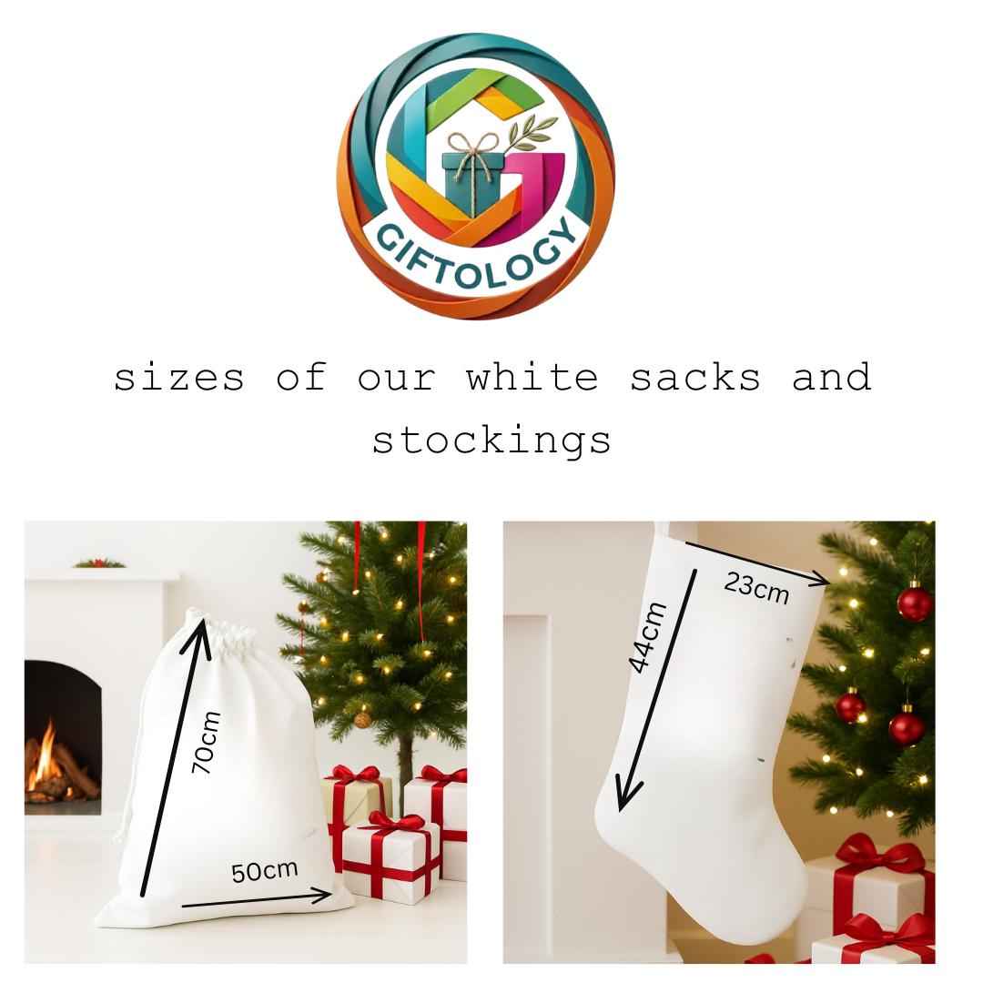 Personalised Dog Christmas Santa Sack: Custom Pet Gift Bag