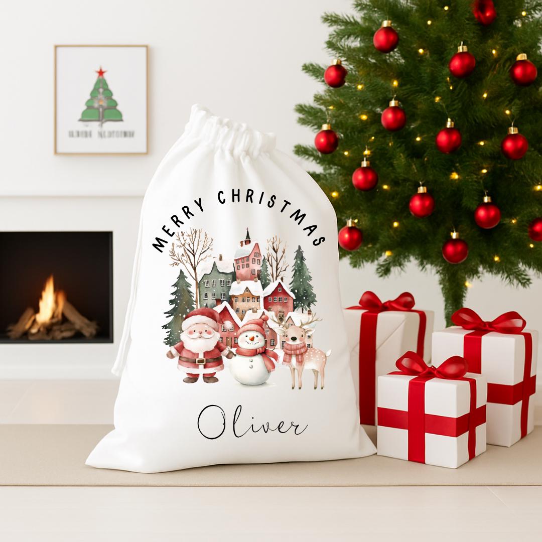 Personalised Santa Sack,My First Christmas, Present Sack, Christmas Sacks, Christmas Eve Box, First Christmas, Christmas Stocking