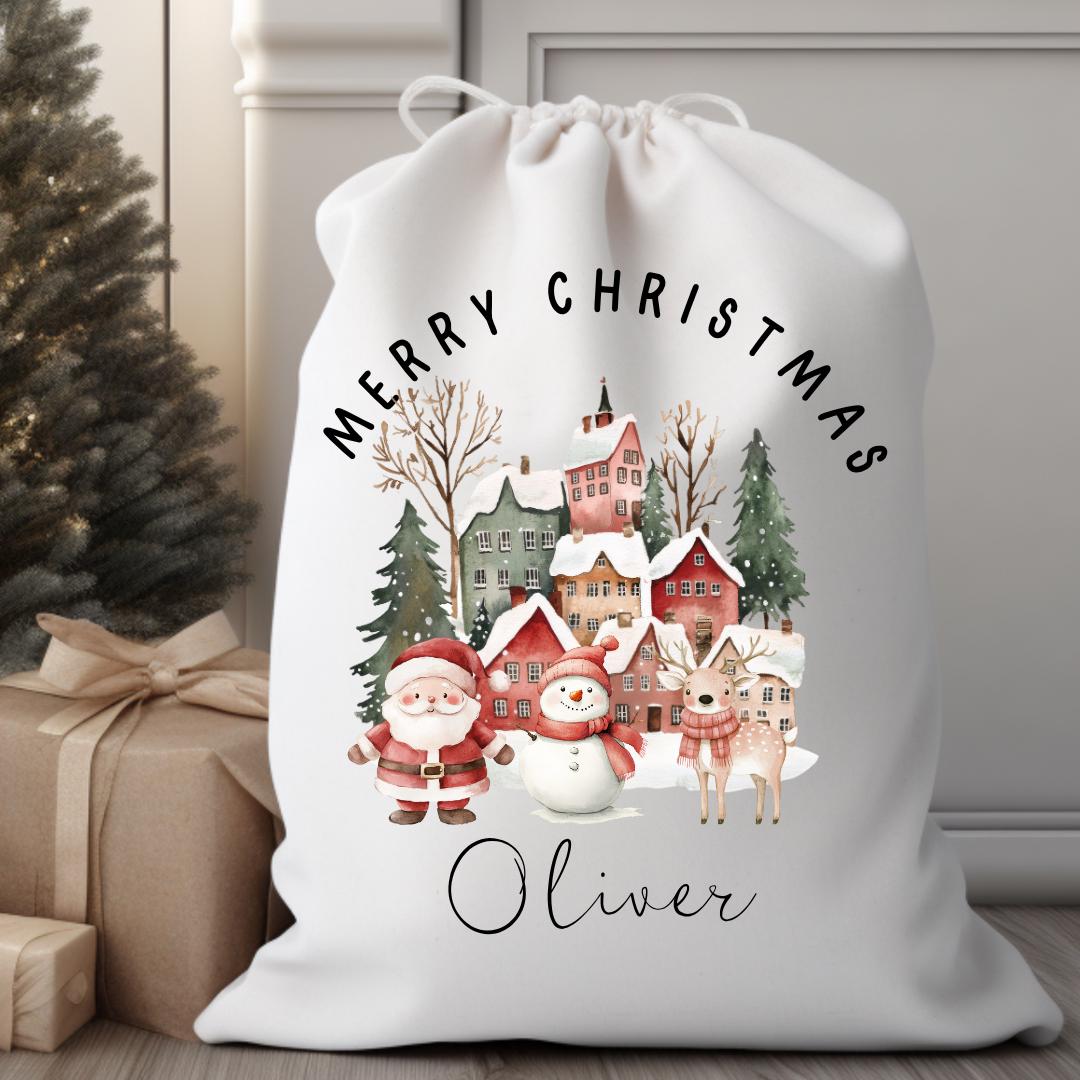 Personalised Santa Sack,My First Christmas, Present Sack, Christmas Sacks, Christmas Eve Box, First Christmas, Christmas Stocking