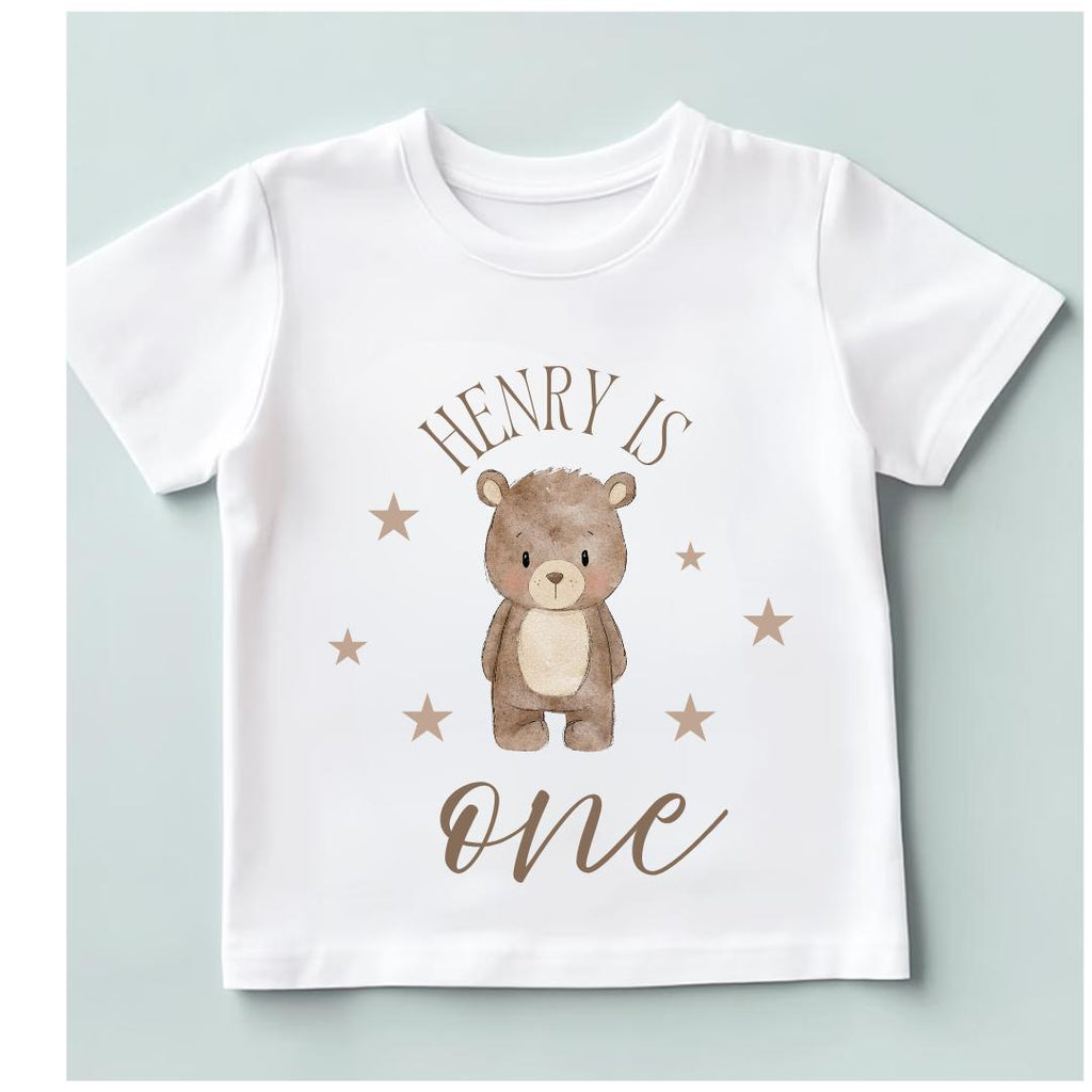 Boys First Birthday T-shirt, 1st Birthday Outfit, Personalised Kids Top, Birthday Gift For Boy