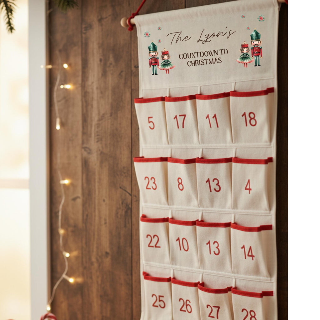 Personalised Christmas Advent Calendar - Christmas Countdown - Family Advent Calendar - Christmas Decor - Kids Advent Calendars - Xmas