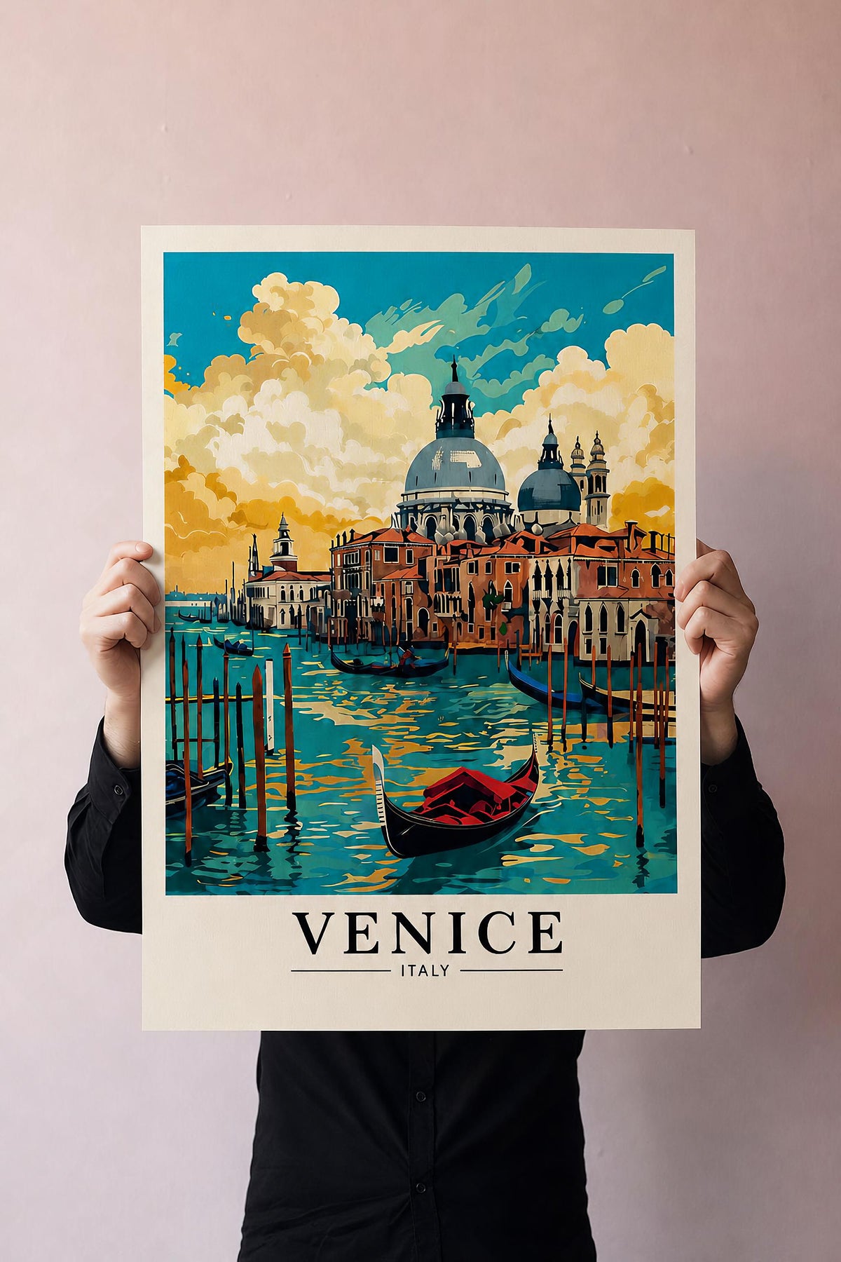 Venice Travel Print Wall Art Venice Italy Wall Hanging Home Decoration Venice Gift Art Lovers Wall Art Print Venice Italy St. Mark's Square