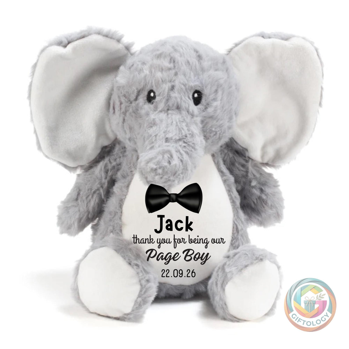 Page Boy Personalised Teddy Gift, Gifts for Page Boys, Page Boy Thank You Gift, Thank you for being our Page Boy, Page Boy Proposal Keepsake