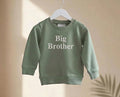 Embroidered Big Brother Sweatshirt: Baby Announcement Jumper