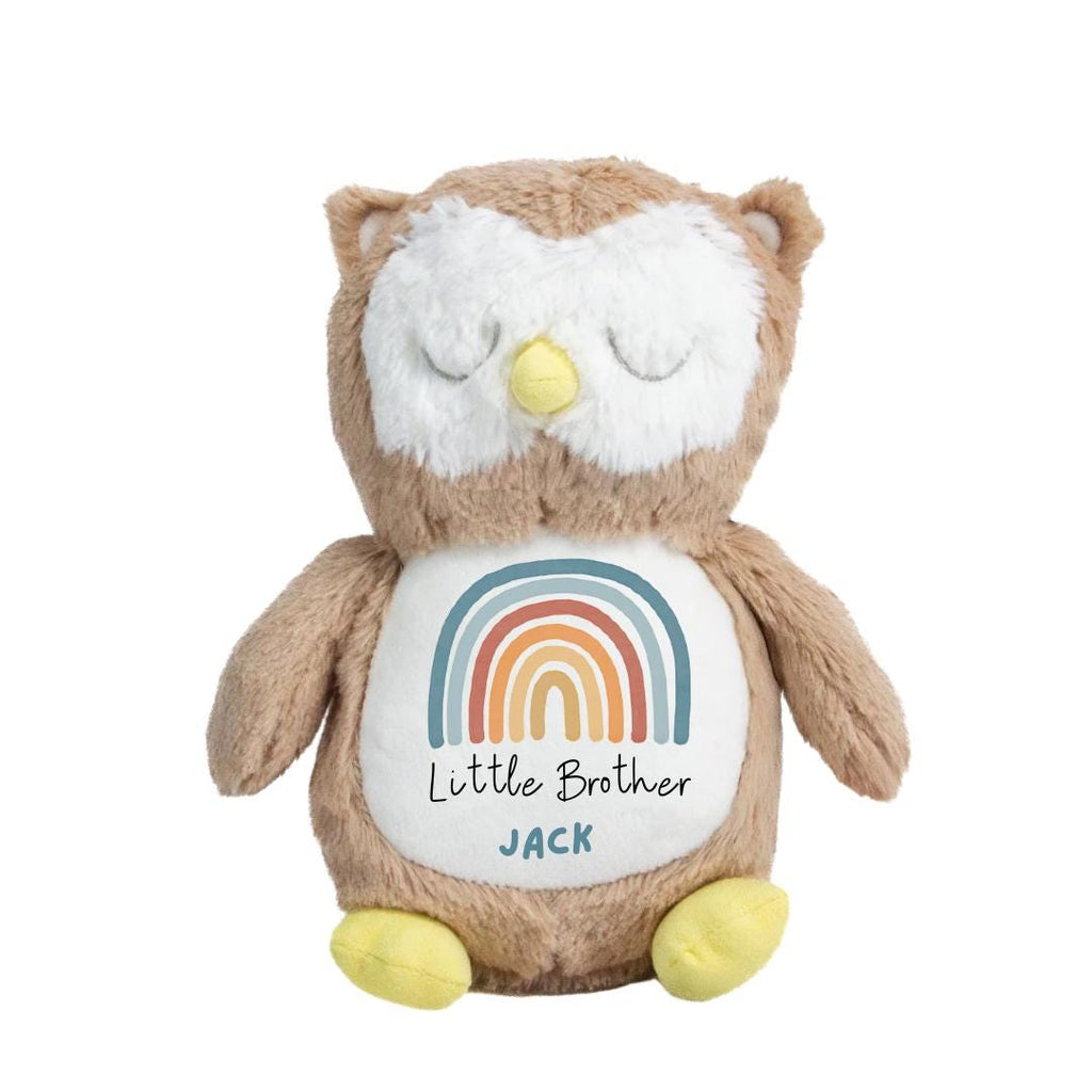 Personalised Bunny Plush Toy – Big Sister, Little Brother Announcement Keepsake