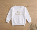 Embroidered Personalised Big Brother Sweatshirt: Baby Announcement Jumper