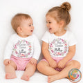 Personalised Big Sister and Little Sister T-shirt Babygrow, Siblings Outfit, Kids Personalised Tees, Matching Sister Gifts