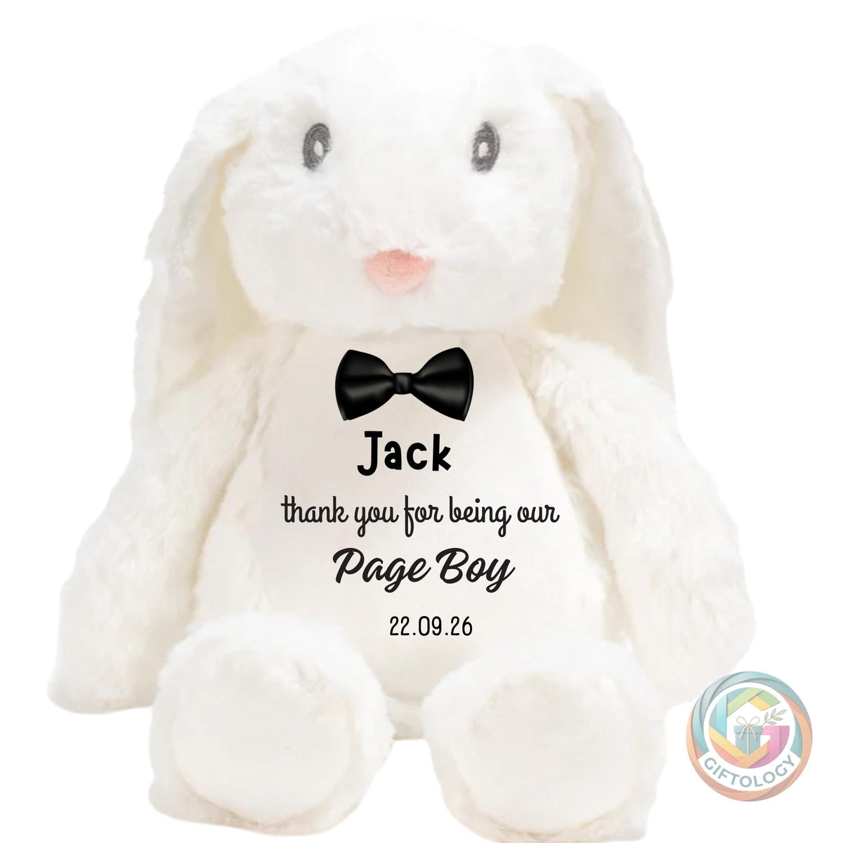 Page Boy Personalised Teddy Gift, Gifts for Page Boys, Page Boy Thank You Gift, Thank you for being our Page Boy, Page Boy Proposal Keepsake