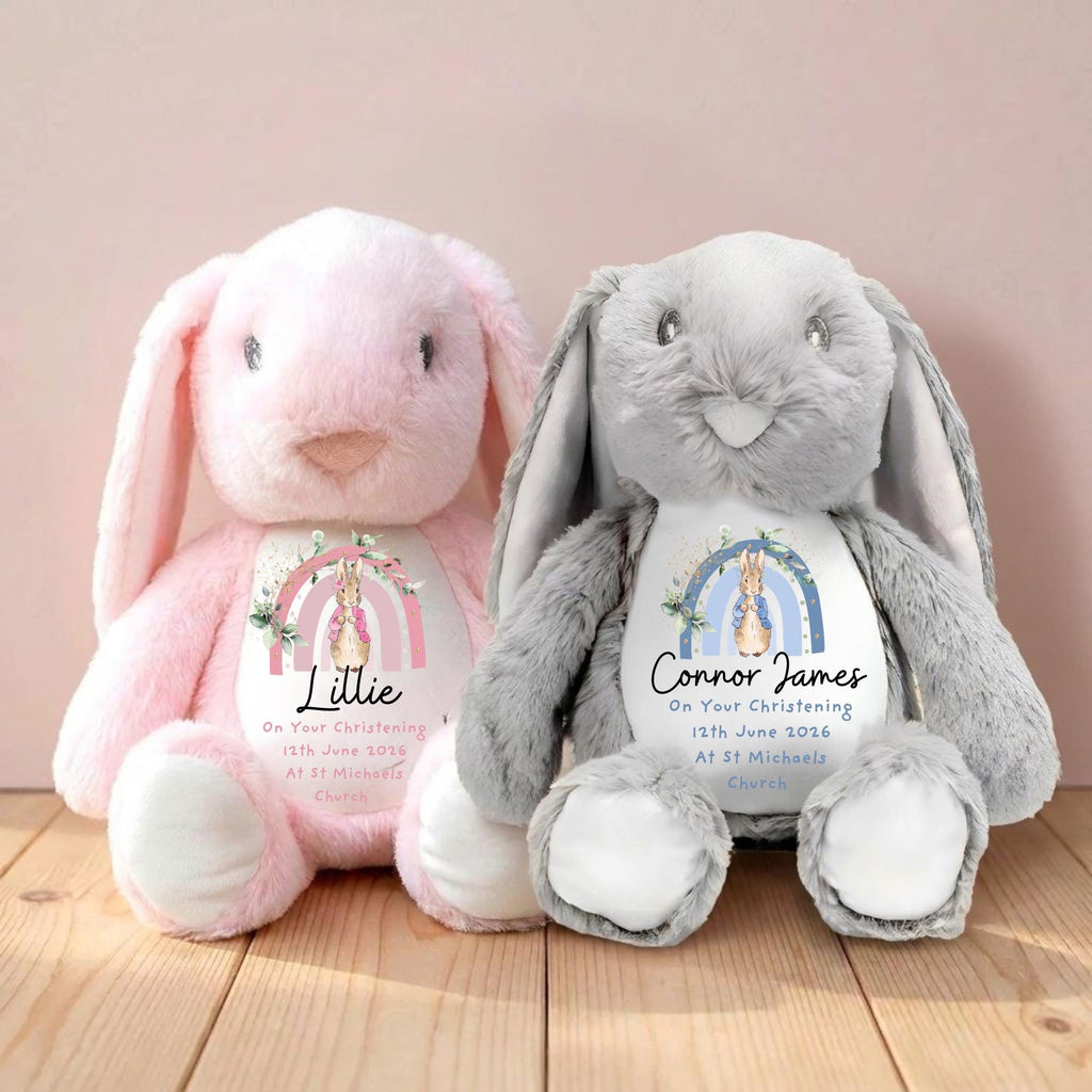 Personalised Christening Gift, Christening Present, Girls Christening, Boys Christening, Christening Teddy, Personalised Toy, Baptism Gift,