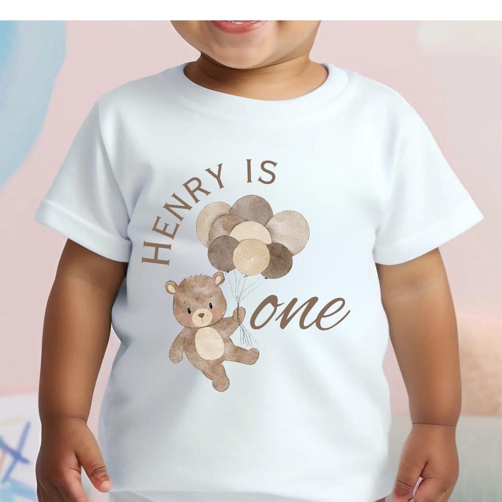 Boys First Birthday T-shirt, 1st Birthday Outfit, Personalised Kids Top, Birthday Gift For Boy