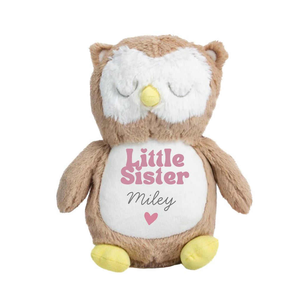 Personalised Bunny Plush Toy – Big Sister, Little Brother Announcement Keepsake